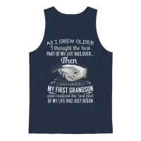 As I Grew Older I Thought the Best Part of My Life Unisex Tank Top - Navy – 1