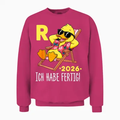Rente 2026 Legendary Pension Duck I Have Ready Retired Unisex Sweatshirt - Heliconia