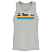 Vintage St Thomas Unisex Tank Top - Ash – 2