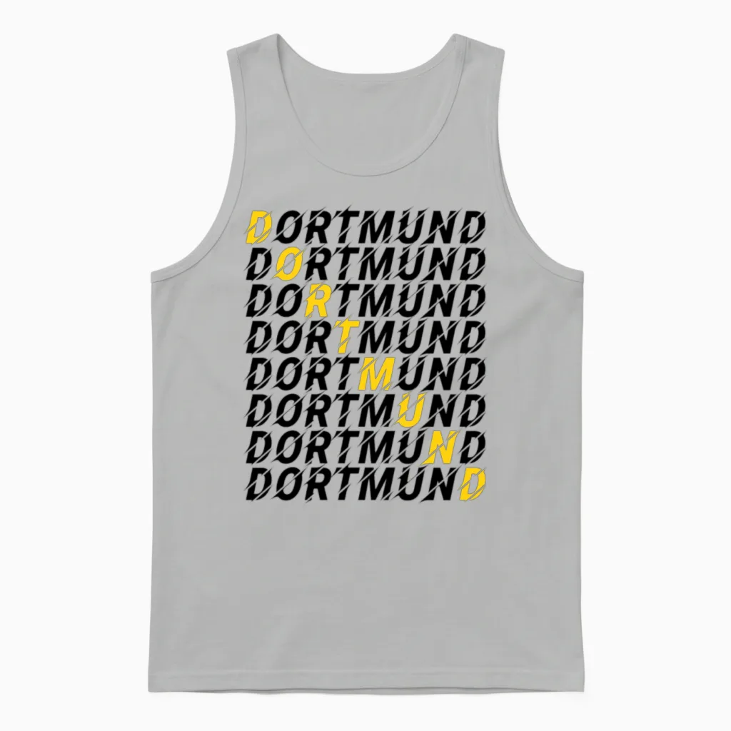 Dortmund Dortmunder Nordrhein-Westfalen Hometown Unisex Tank Top in Ash