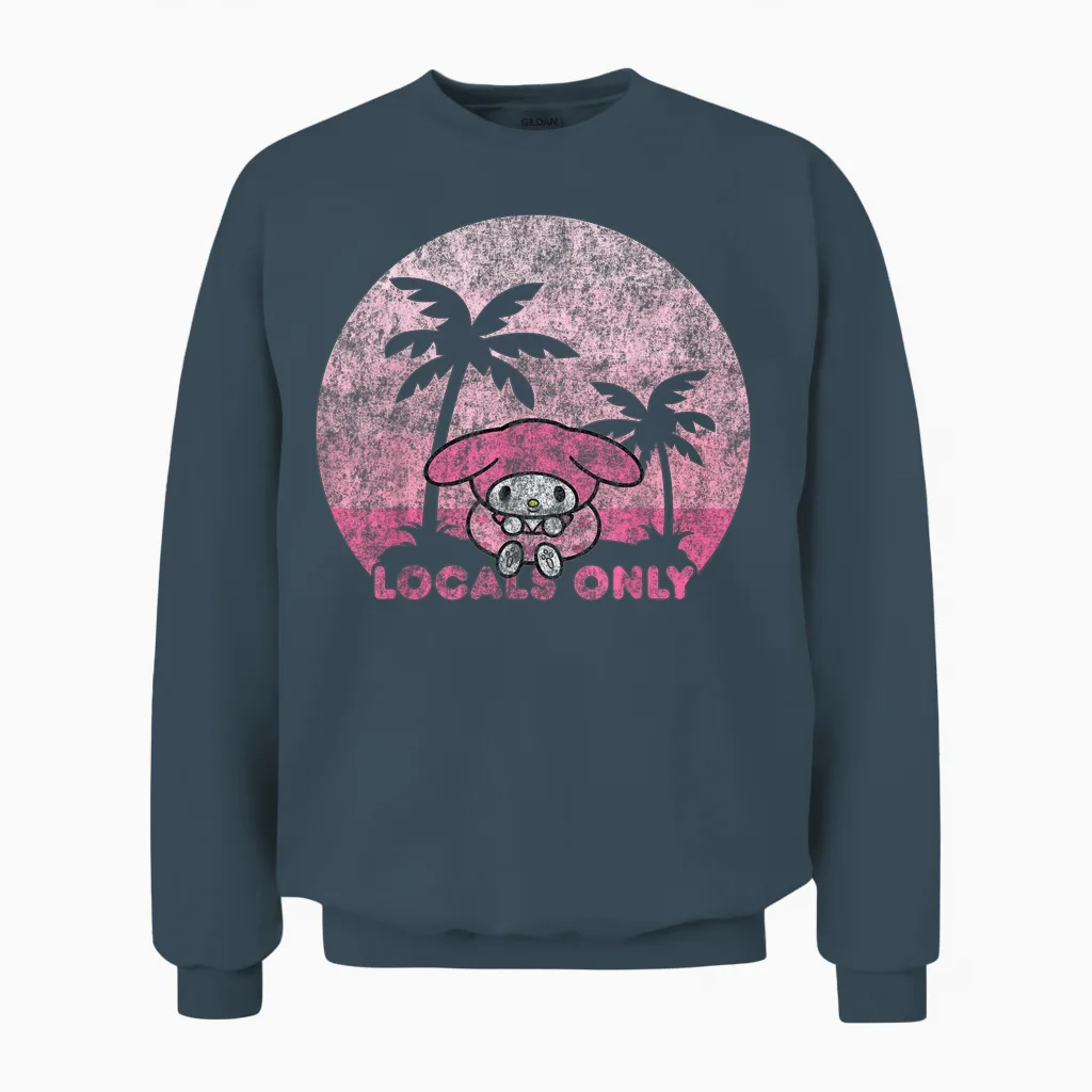 My Melody Locals Only Unisex Sweatshirt in Dark Heather