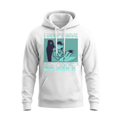 Retro Gaming Gamer Pixel Look Unisex Hoodie - White