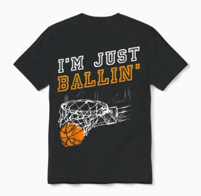 Basketball Geschenkidee Streetball Herren Kinder Jungs Coach Unisex T-Shirt - Black