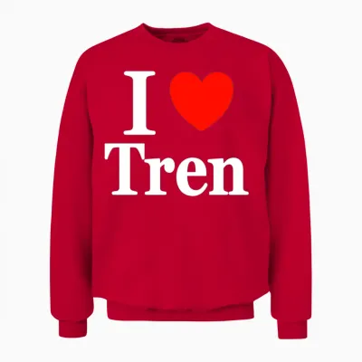 I Love Tren Body Building Lovers Unisex Sweatshirt - Red