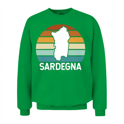 Retro Sardegna Unisex Sweatshirt - Irish Green