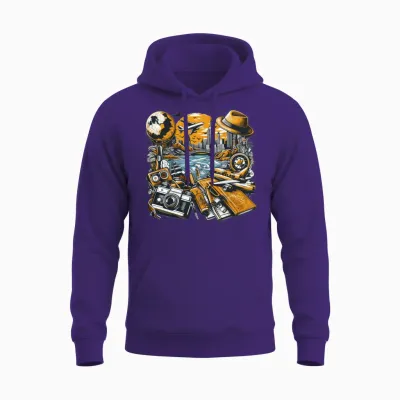 Travel, Travel Lover Unisex Hoodie - Purple