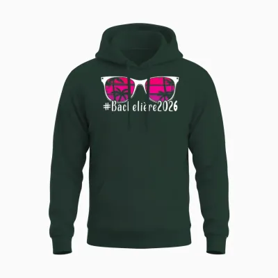 Bachelor 2026 Gift Success Bachelor Holiday Glasses Unisex Hoodie - Forest