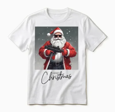 Santa Claus Unisex T-Shirt - White