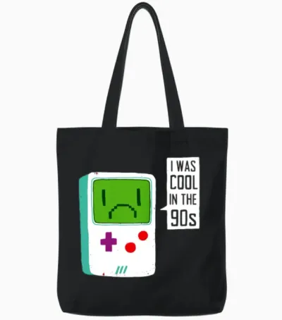 Cool in the 90 S Tote Bags - Black