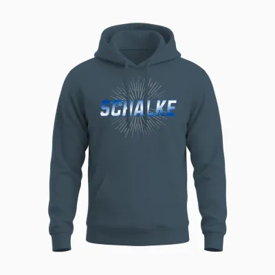 Schalke T-Shirt, Black Unisex Hoodie - Dark Heather
