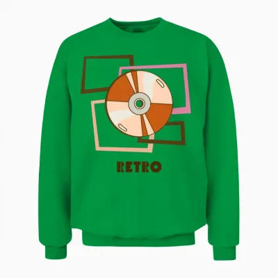Retro Unisex Sweatshirt - Irish Green