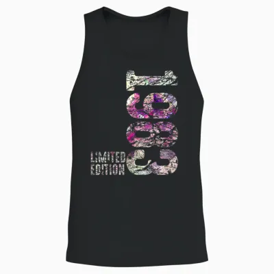 43. Geburtstag Mann Frau 43 Jahre 1983 Deko Geschenk Lustig Unisex Tank Top - Black