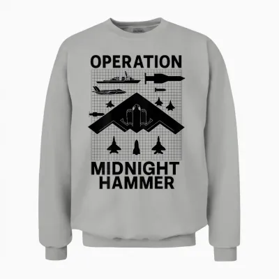 Operation Midnight Hammer Unisex Sweatshirt - Ash
