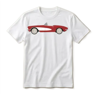 Cars Retro Classic Oldtimer Unisex T-Shirt - White