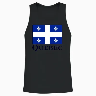 Quebec Unisex Tank Top - Black