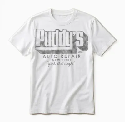 Seinfeld Puddy's Auto Repair New York Funny 90's Tv Show Unisex T-Shirt - White
