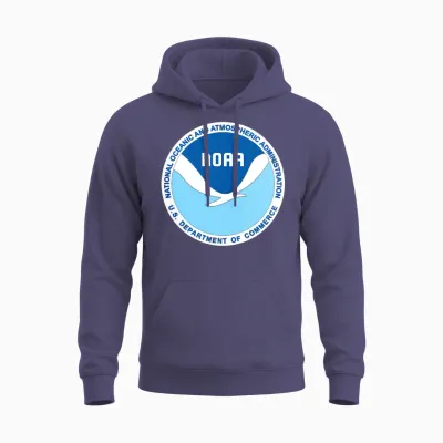 National Oceanic and Atmospheric Administration No Unisex Hoodie - Heather Sport Dark Navy