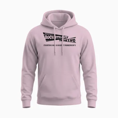 I Am Rock Steady Unisex Hoodie - Light Pink