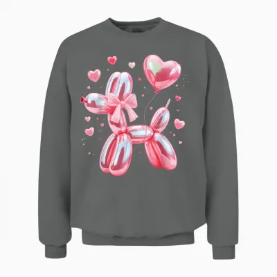 Ballon D'artiste En Forme De Chien Unisex Sweatshirt - Graphite Heather