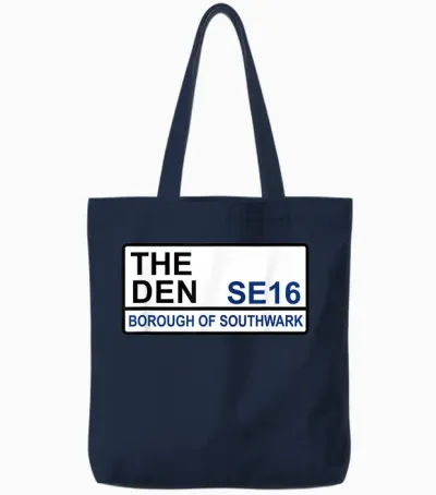 Millwall the Den Iconic Street Tote Bags - Navy