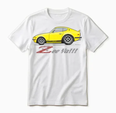 Zee Ya Yellow Unisex T-Shirt - White
