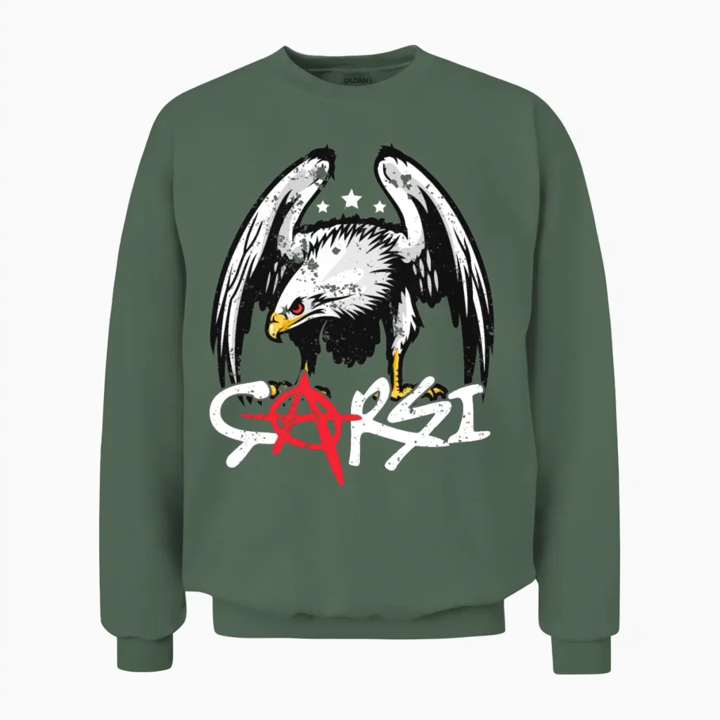 Besiktas 1903 Carsi Eagle - Wildlife Unisex Sweatshirt in Military Green