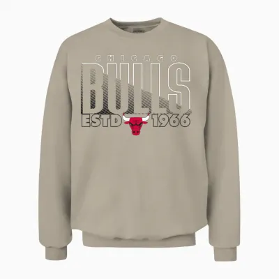 Offizieller Nba Chicago Bulls Rasierer Unisex Sweatshirt - Sand