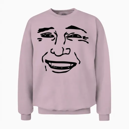 Funny Unisex Sweatshirt - Light Pink