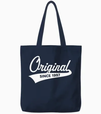 Original Since 1997 (year of Birth, Birthday / W) Tote Bags - Navy