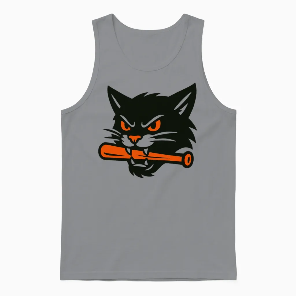 Lake Cliff Strays - Cat Logo Unisex Tank Top in Sport Grey