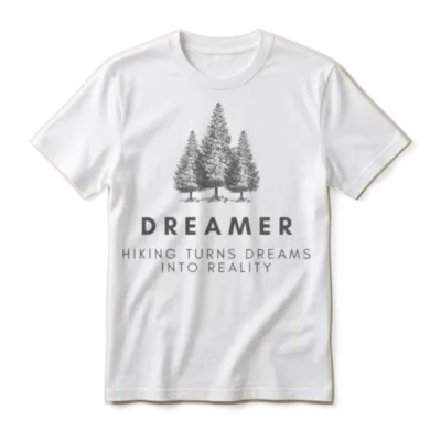 Hiking Dreamer Unisex T-Shirt - White