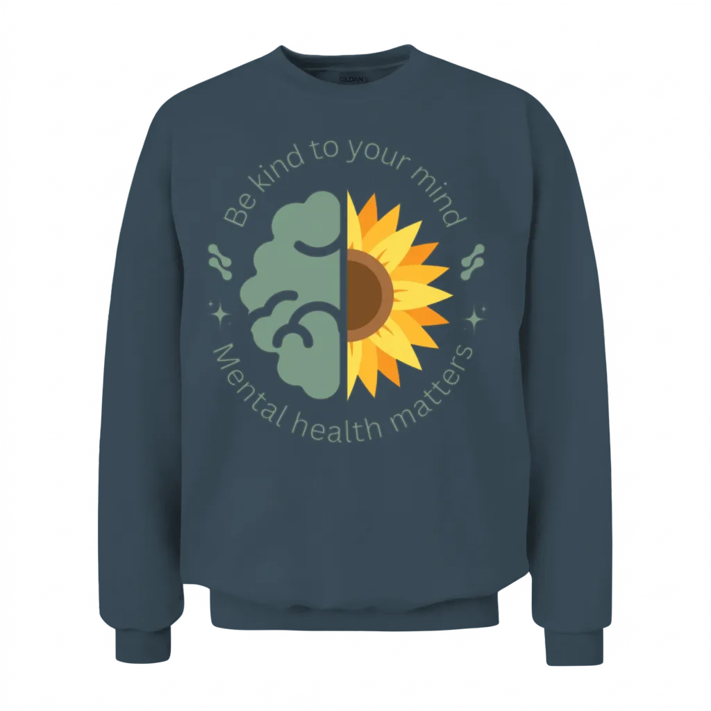 Unisex Shawl Collar Unisex Sweatshirt - Dark Heather