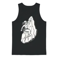 Hiking Hike Cool — & Outdoors Unisex Tank Top - Black – 1