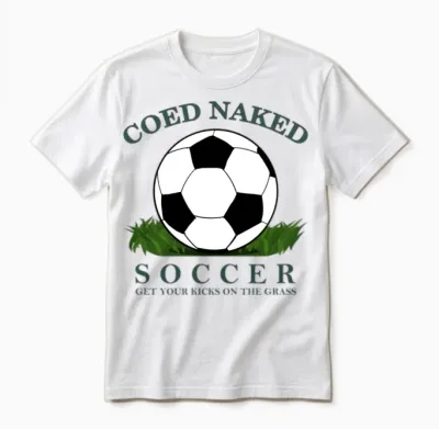 Yellowjackets Series Coed Naked Soccer Unisex T-Shirt - White