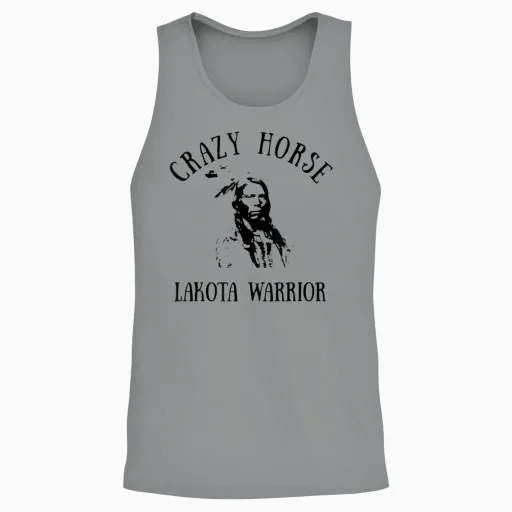Crazy Horse Lakota Warrior Indianer Indianer Indianer Unisex Tank Top - Sport Grey