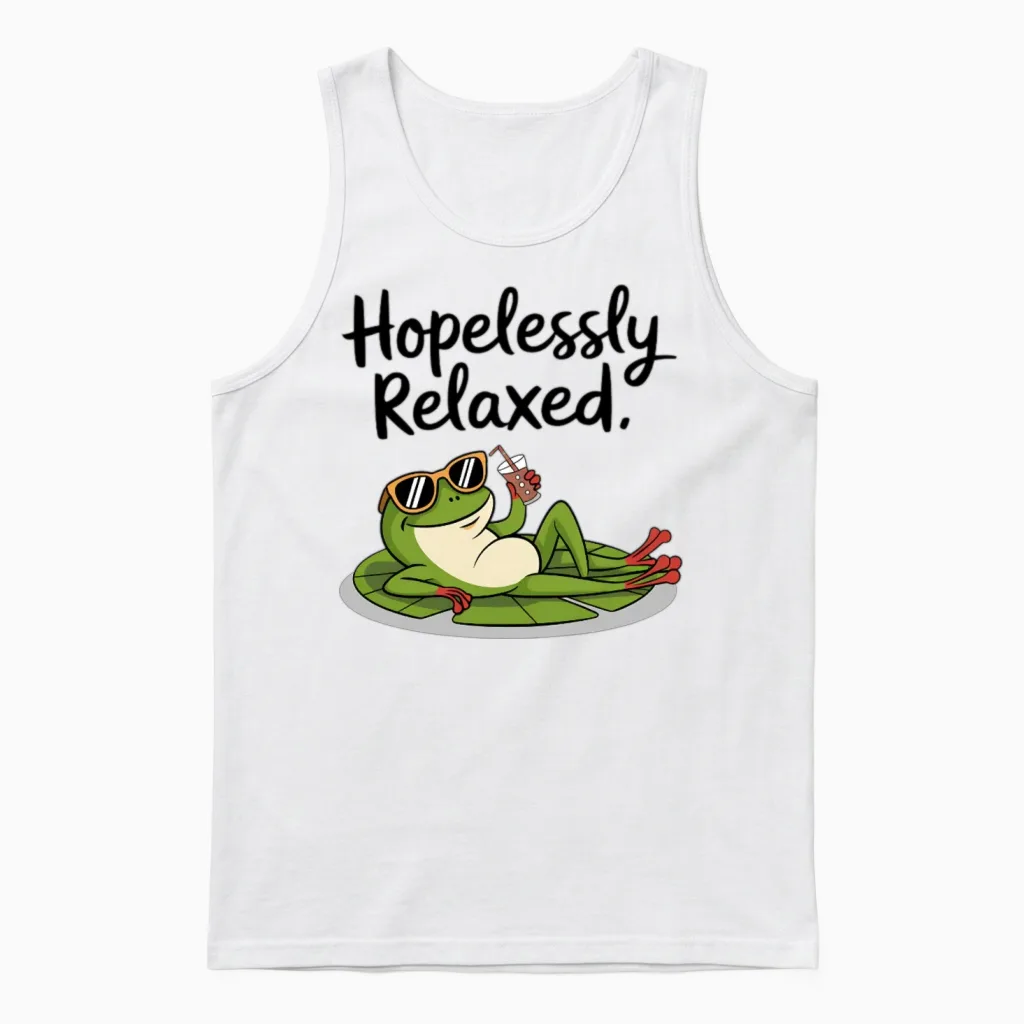 Funny Frog - Reptiles & Exotics Unisex Tank Top in White