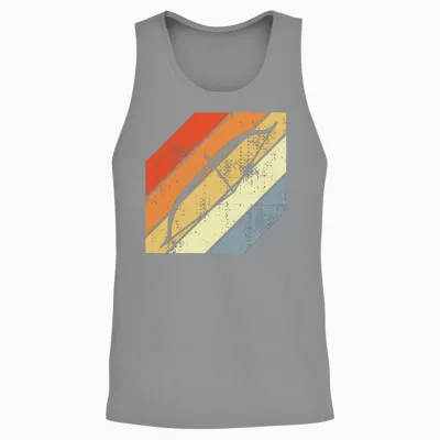 Retro Archery Sport Unisex Tank Top - Sport Grey