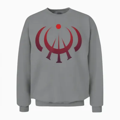 Brandon Sanderson T-Shirt: Mistborn Skadrial-Harmonie-Symbol, Schwarz, S, Klassisch, Kurzarm, Unisex Erwachsene, Fantasy-Fans, Mistborn-Fans Unisex Sweatshirt - Sport Grey