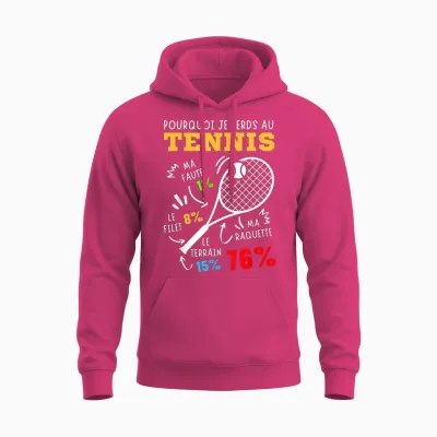 Tennis Humor Funny Gift Tennis Player Tennis Sport Unisex Hoodie - Heliconia
