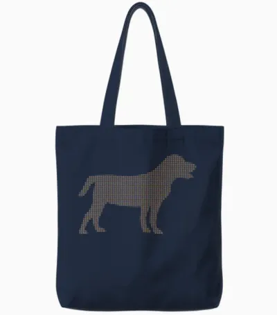 Dog Tote Bags - Navy