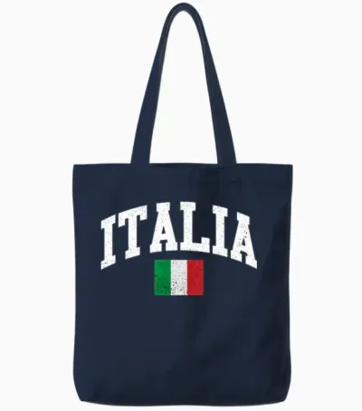 Italia Tote Bags - Navy