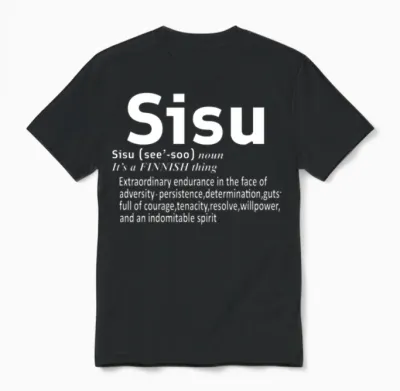 Finnish Sisu Finland Sisu Finns Sisu Sisu Definiti Unisex T-Shirt - Black