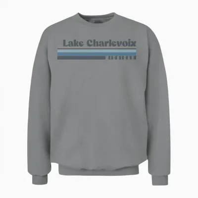 Lake Charlevoix Michigan Unisex Sweatshirt - Sport Grey