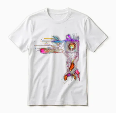 Cpu Processor Board Technology Nerd Computer Chip Computer Scientist T-Shirt, Black Unisex T-Shirt - White