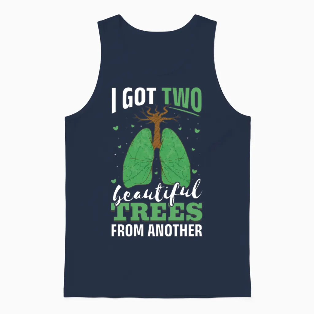 Lungs Operation Donor Lung Transplantation Unisex Tank Top in Navy