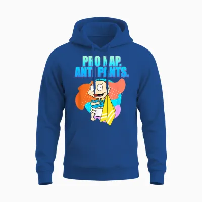 Tommy Pickles - Pro Nap. Anti Pants. Unisex Hoodie - Royal