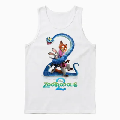 Zootopia Unisex Tank Top - White