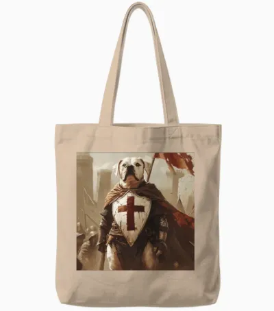 Dog Tote Bags - Natural