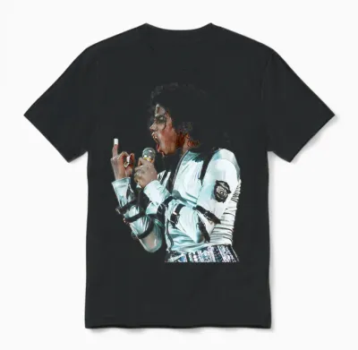 Michael Jackson Live Bad Tour Wembley 1988 Unisex T-Shirt - Black