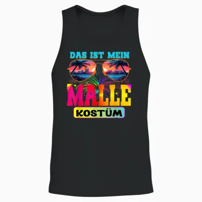 Costume Mallorca Party Malle Party Outfit Malle Accessories Unisex Tank Top - Black